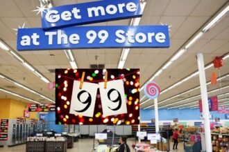 Shopping Aisle in a 99 Cent Store