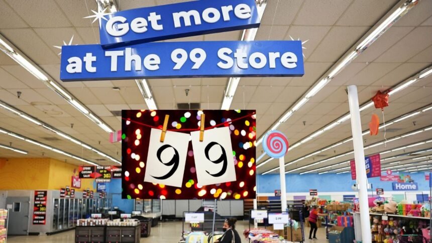 Shopping Aisle in a 99 Cent Store