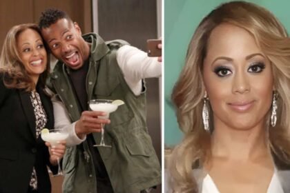 Angelica Zachary with Marlon Wayans