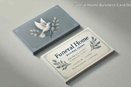 Funeral Home Business Card Design