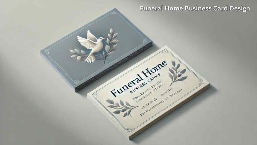 Funeral Home Business Card Design