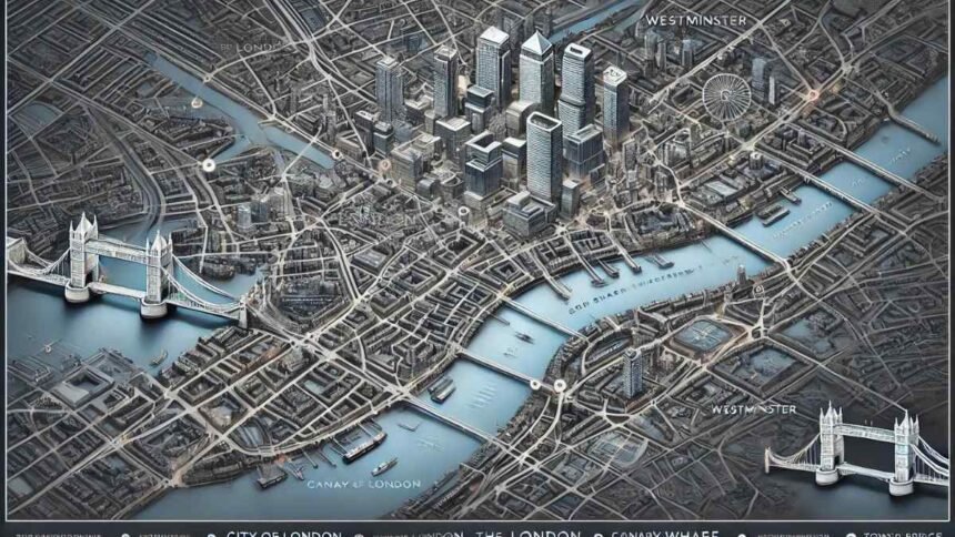 London Central Business District Map