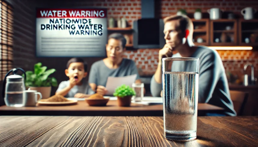 Drinking Water Warning Issued Nationwide