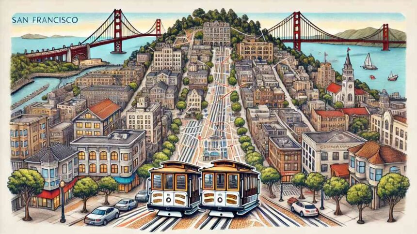 San Francisco Cable Car Map